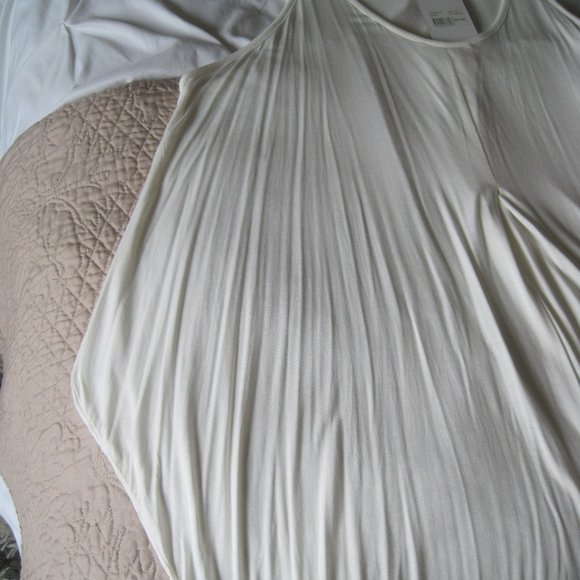 BARKINS OFF WHITE IVORY TANK DRESS XL NWT $24.95 - Picture 4 of 4